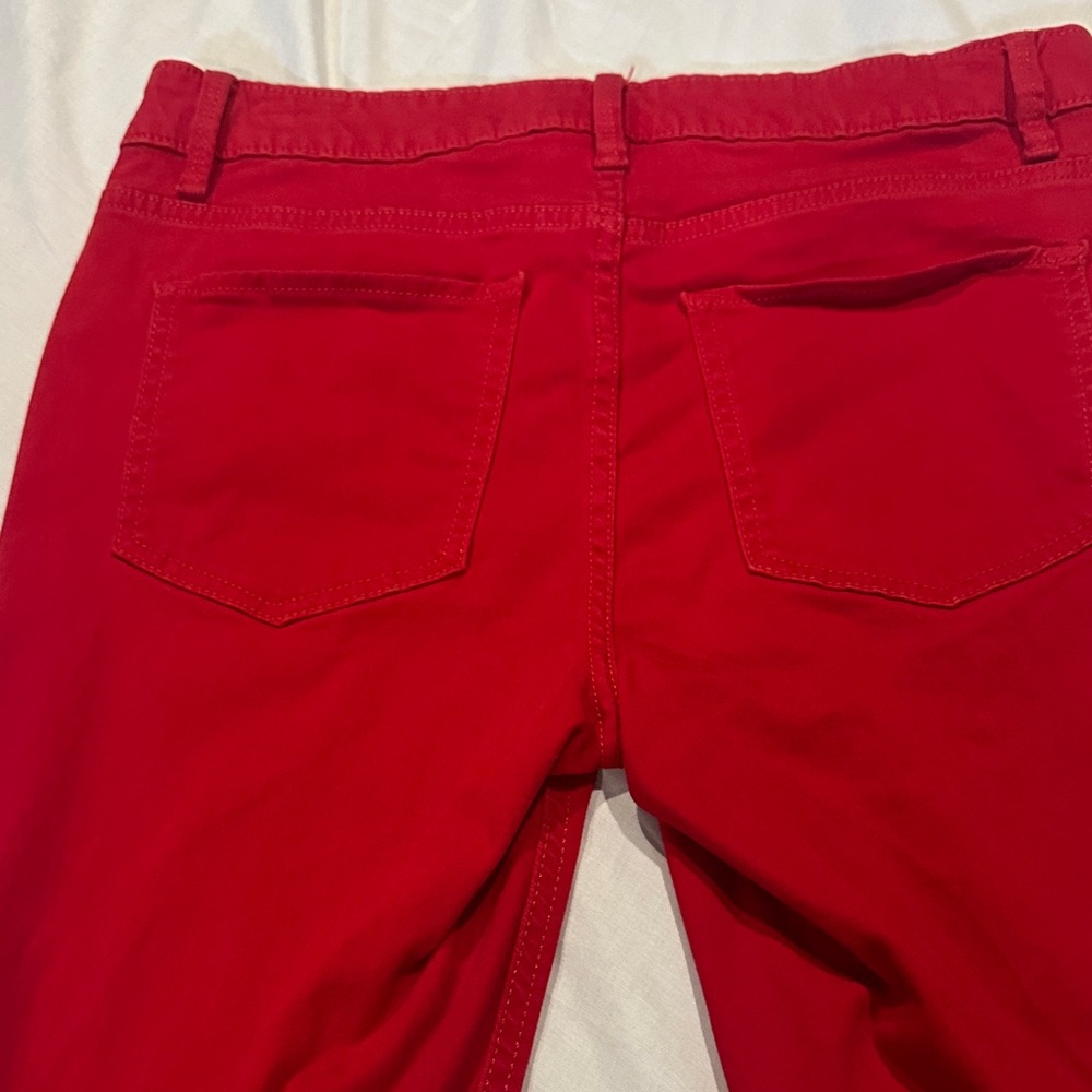 Liz Claiborne Vibrant Red Skinny Pants - Picture 6 of 6